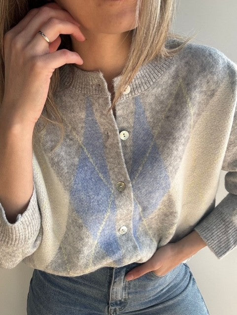 Gilet maille jacquard “Aria”