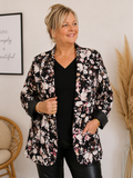 Blazer Fleuri – Grande Taille
