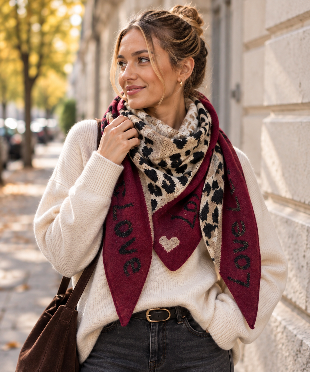 Écharpe triangle Léonie