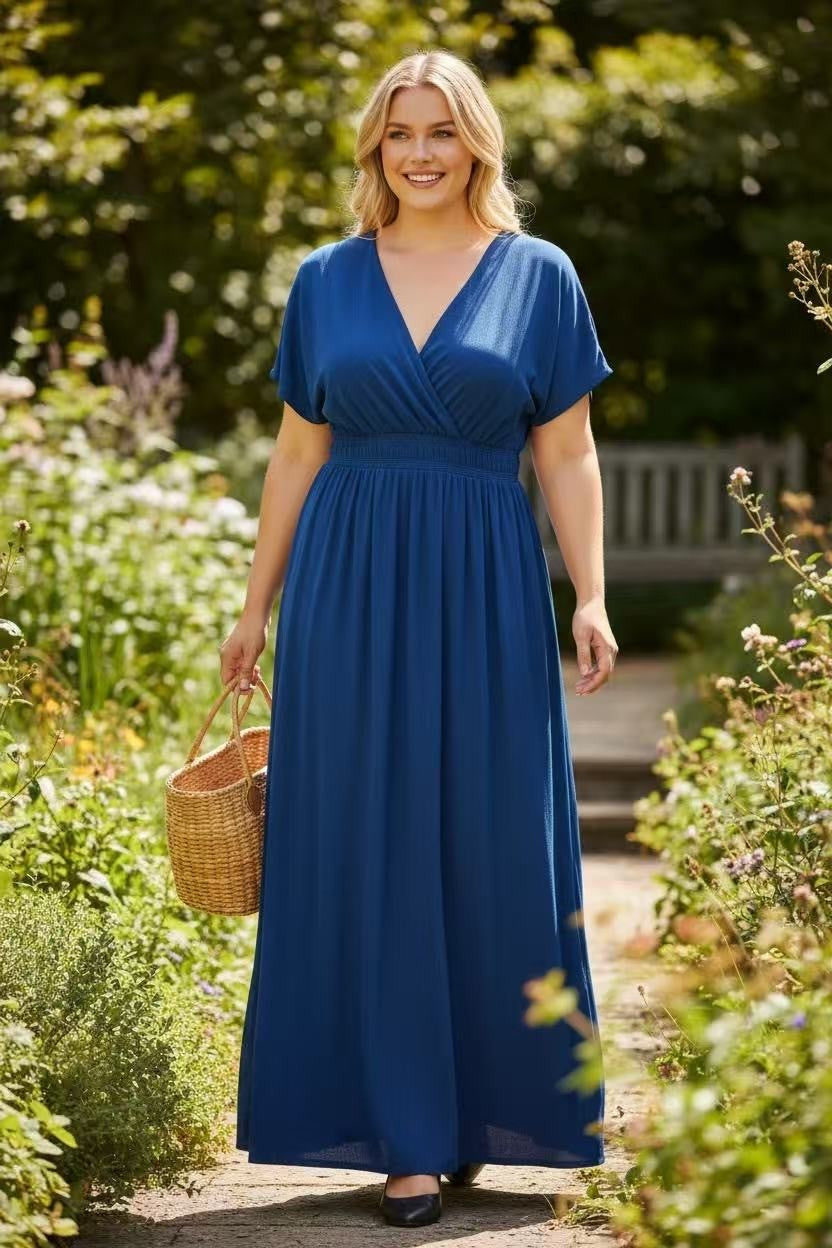 Robe Longue Élégance – Grande Taille