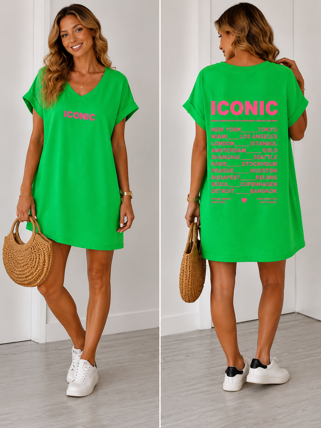 🌿 Robe/Tee-shirt ICONIC