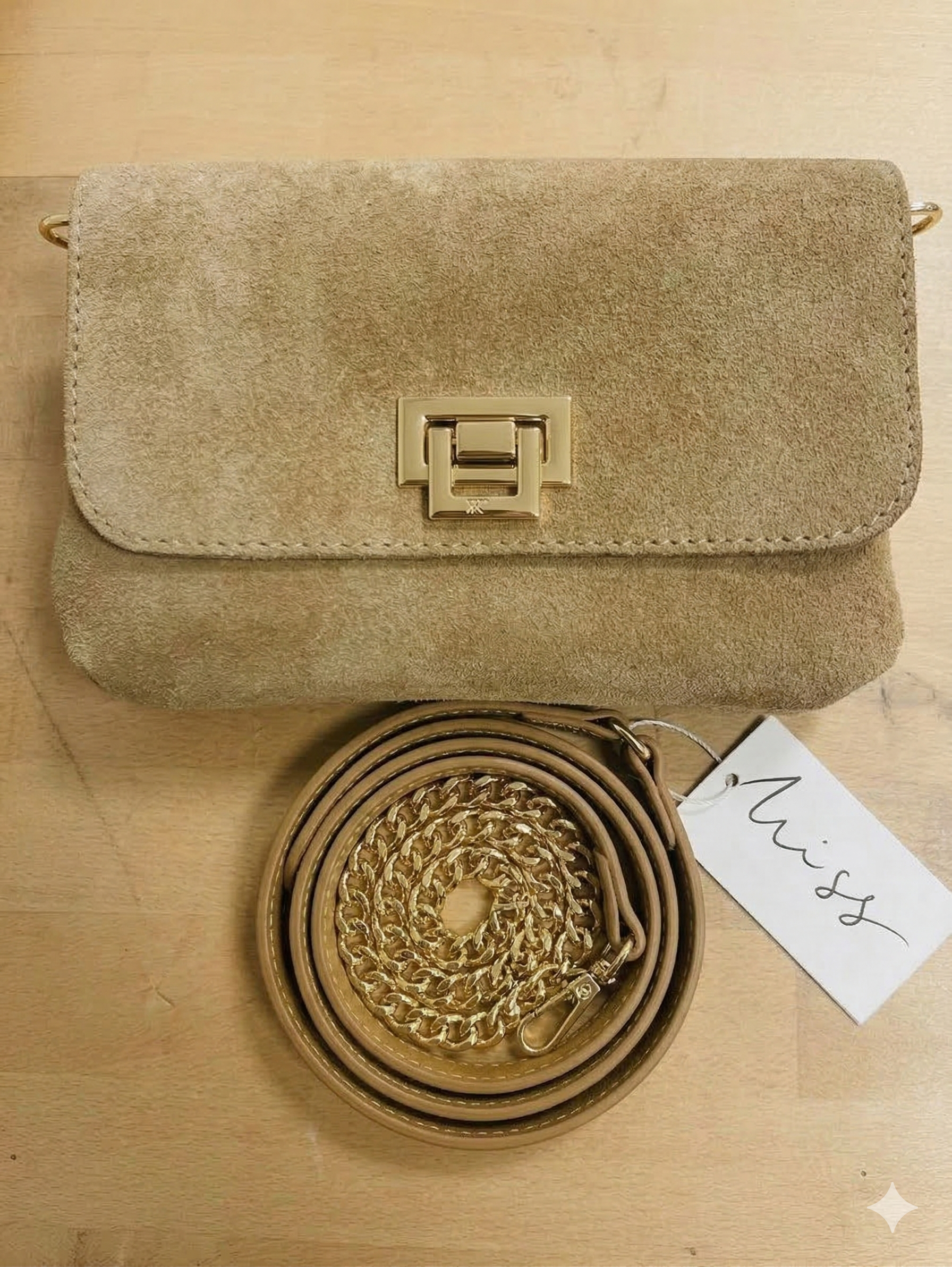 Sac cuir suédé Élisa