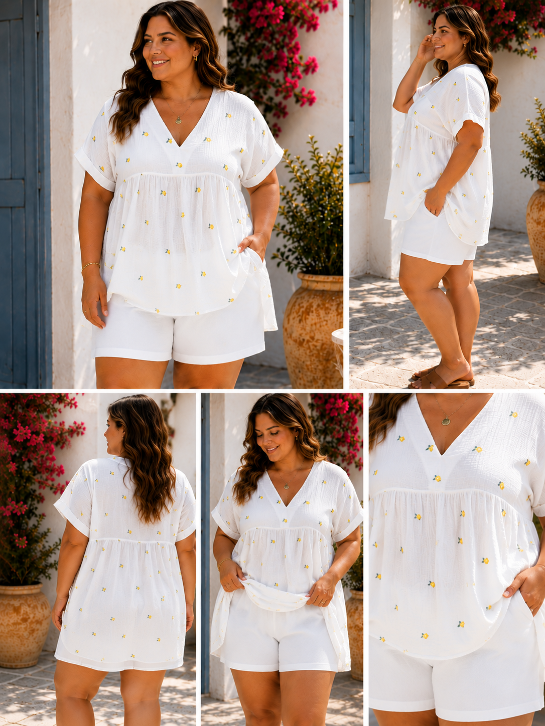 🍋 Robe / Short Grande Taille Limonella