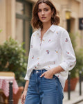 Chemisier brodé Capucine