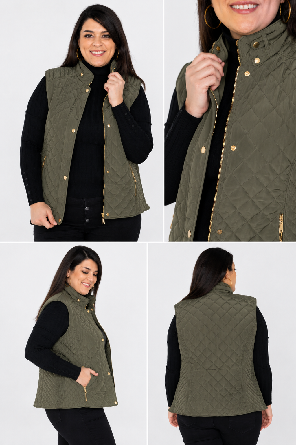 Veste sans manches Paris – Matelassée