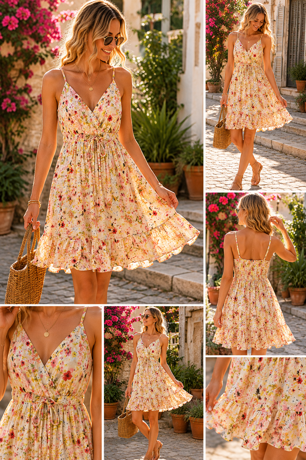 🌸 Robe Courte Élina