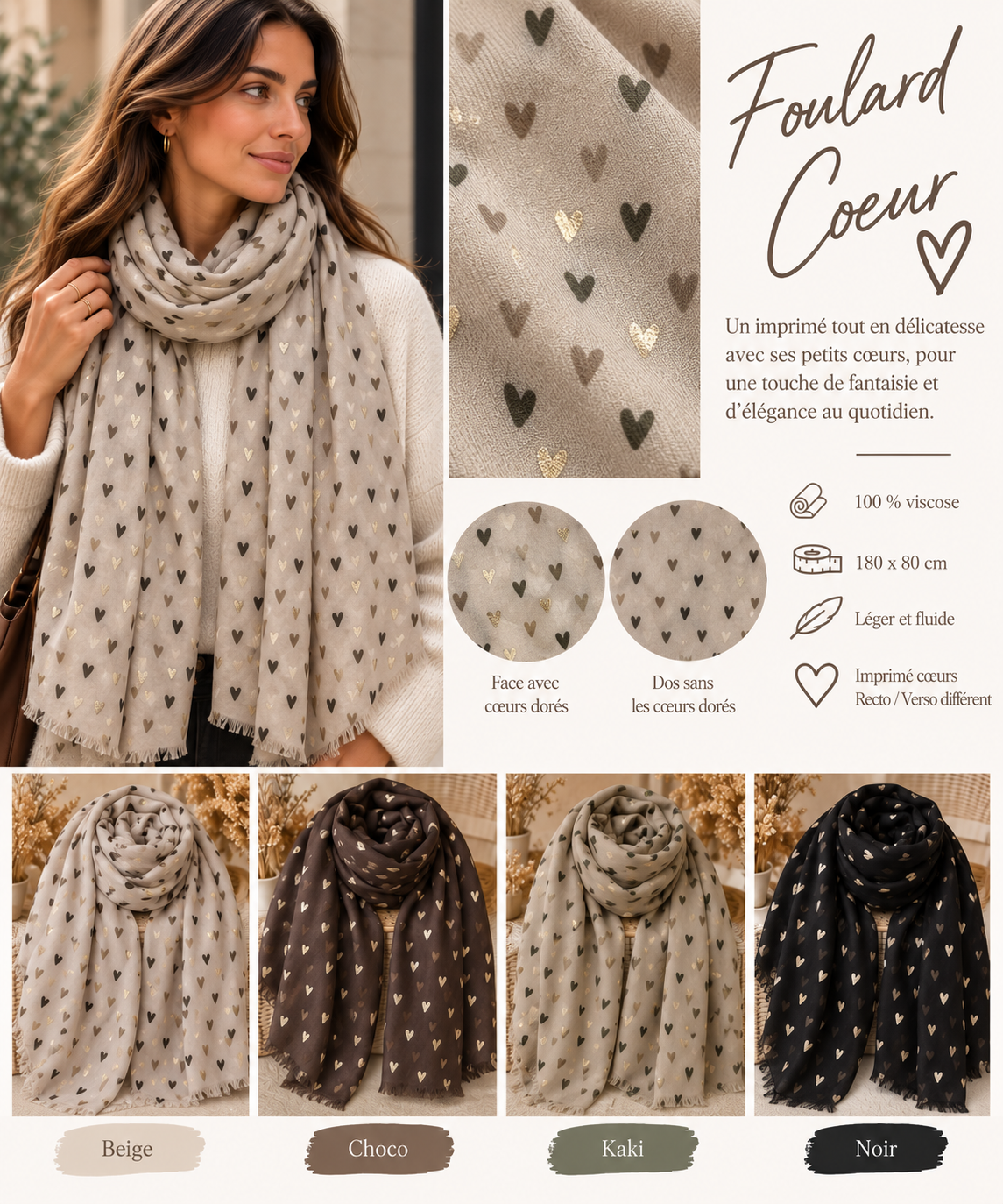 Foulard Amour