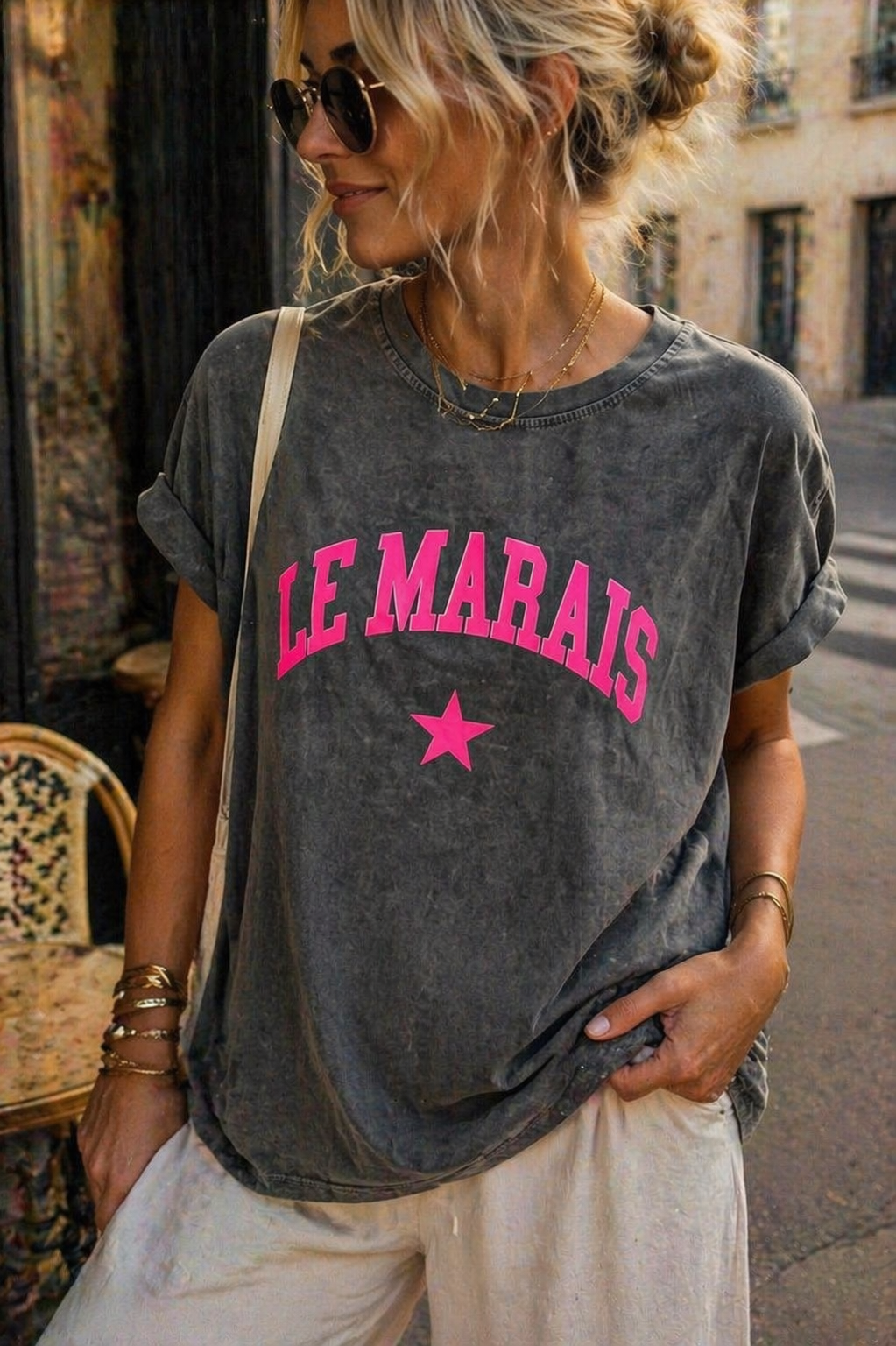 🛍️ T-shirt Le Marais – Esprit Casual Chic