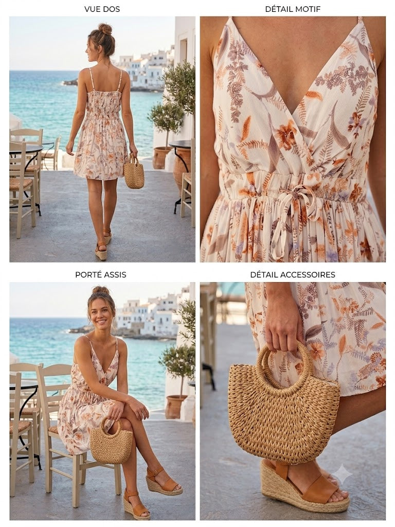 🌸 Robe Courte Élina