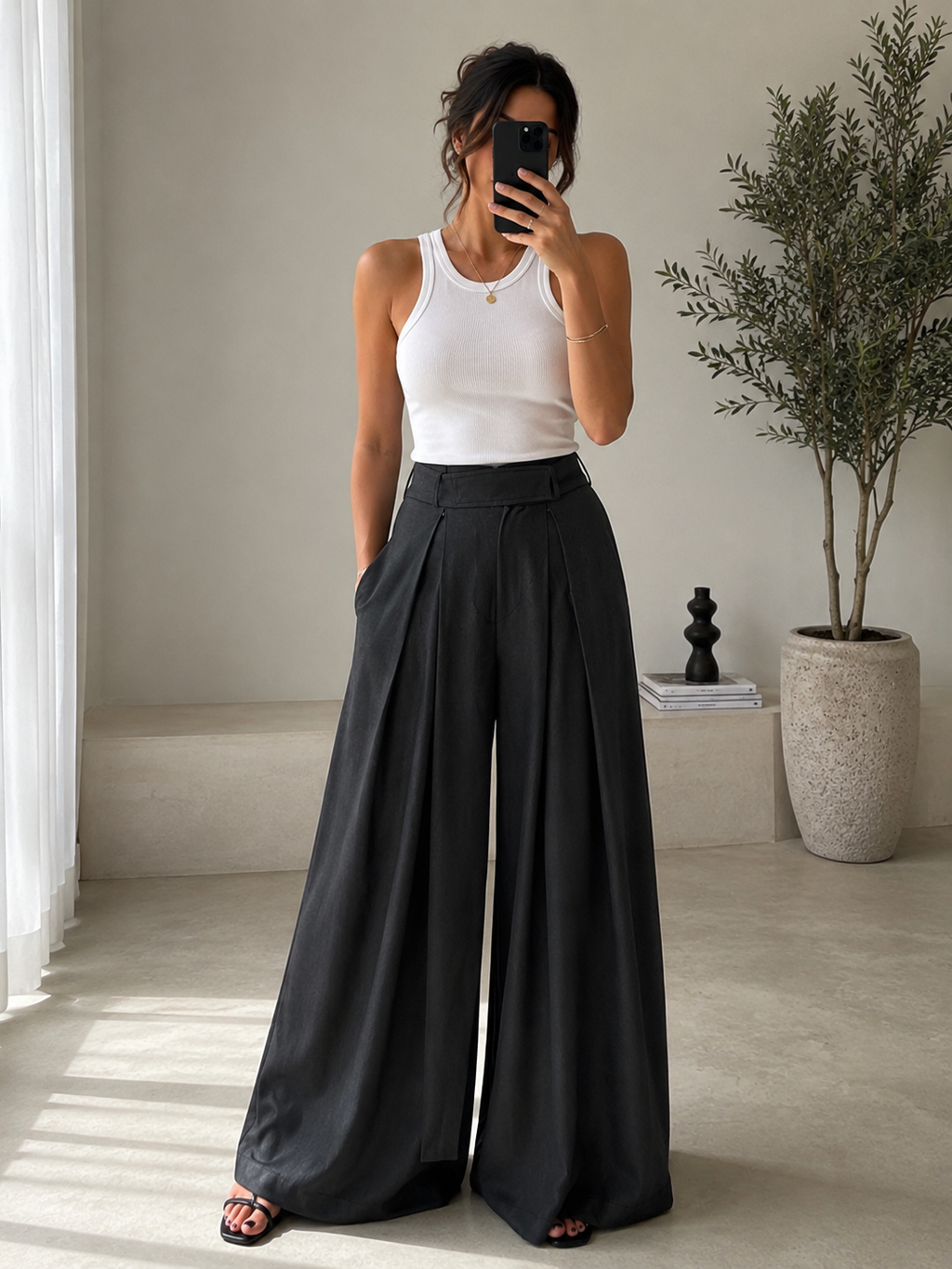 🛍️ Pantalon Palazzo – Chic & Fluide
