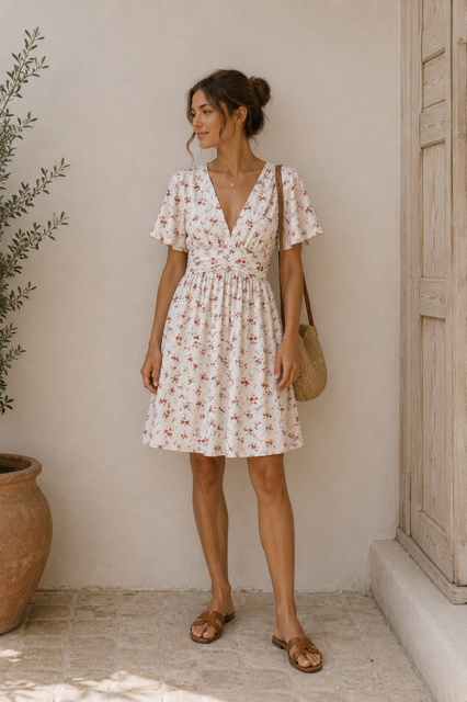 Robe Courte “Anita” 🌸