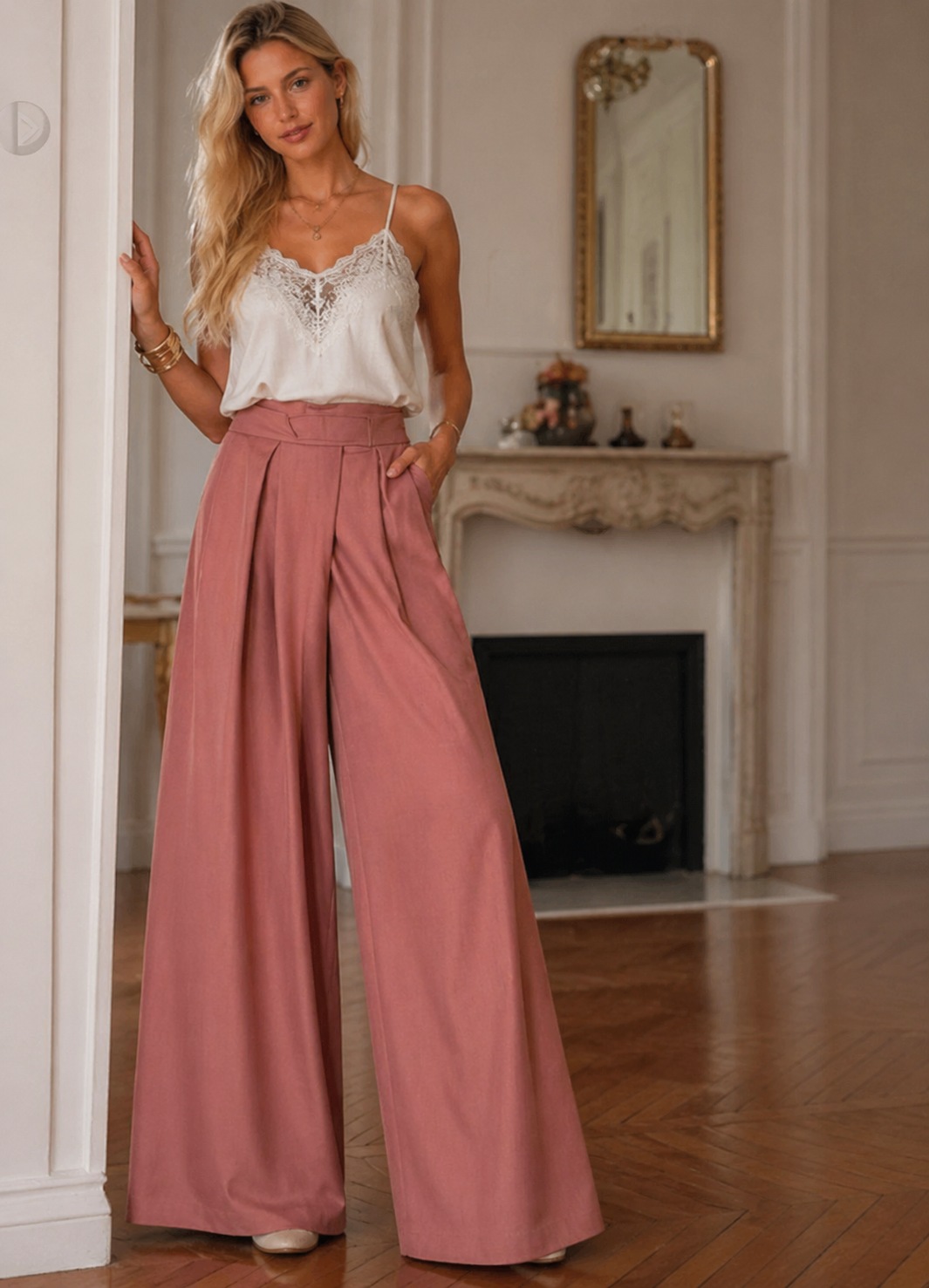 🛍️ Pantalon Palazzo – Chic & Fluide
