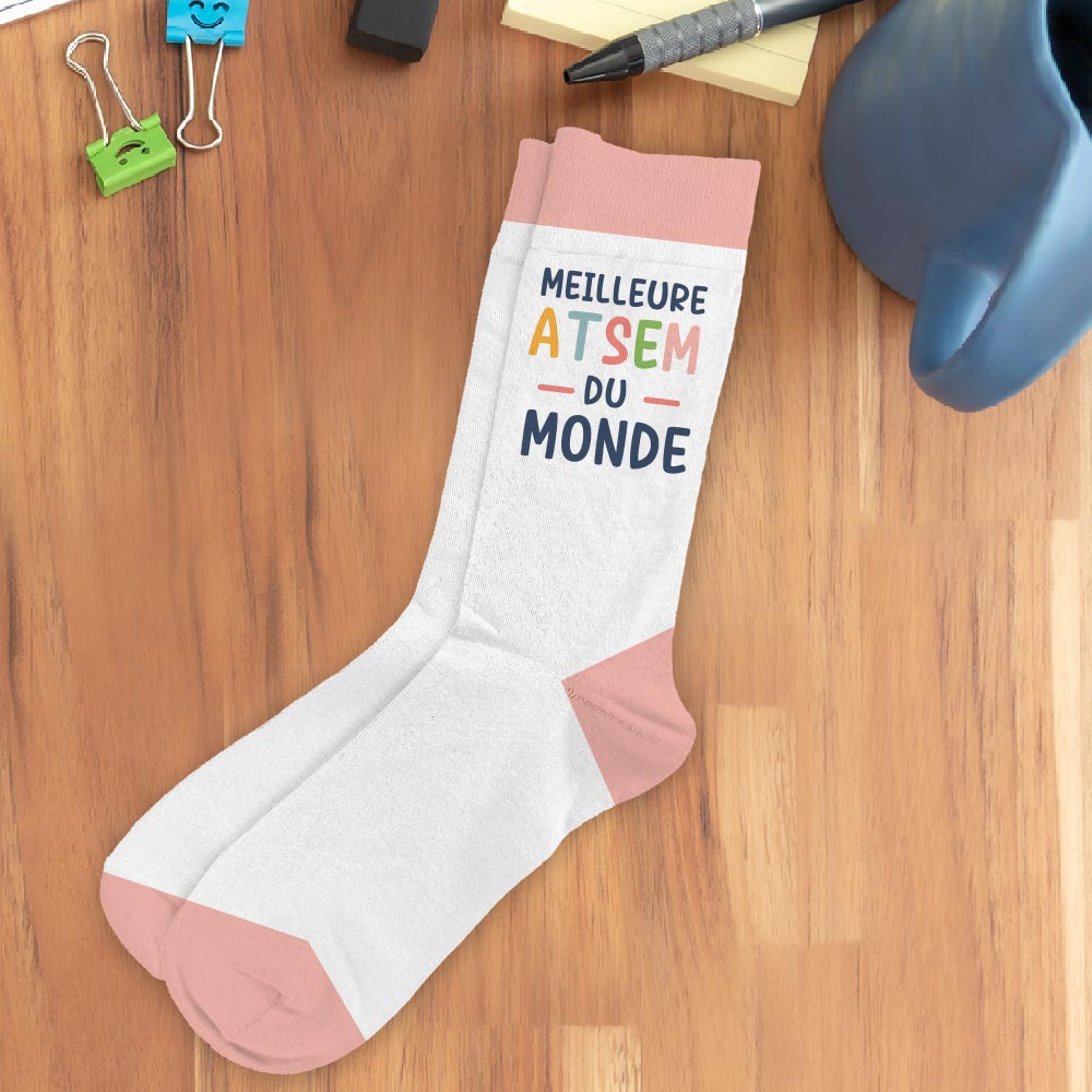 Chaussettes dédiées aux ATSEM