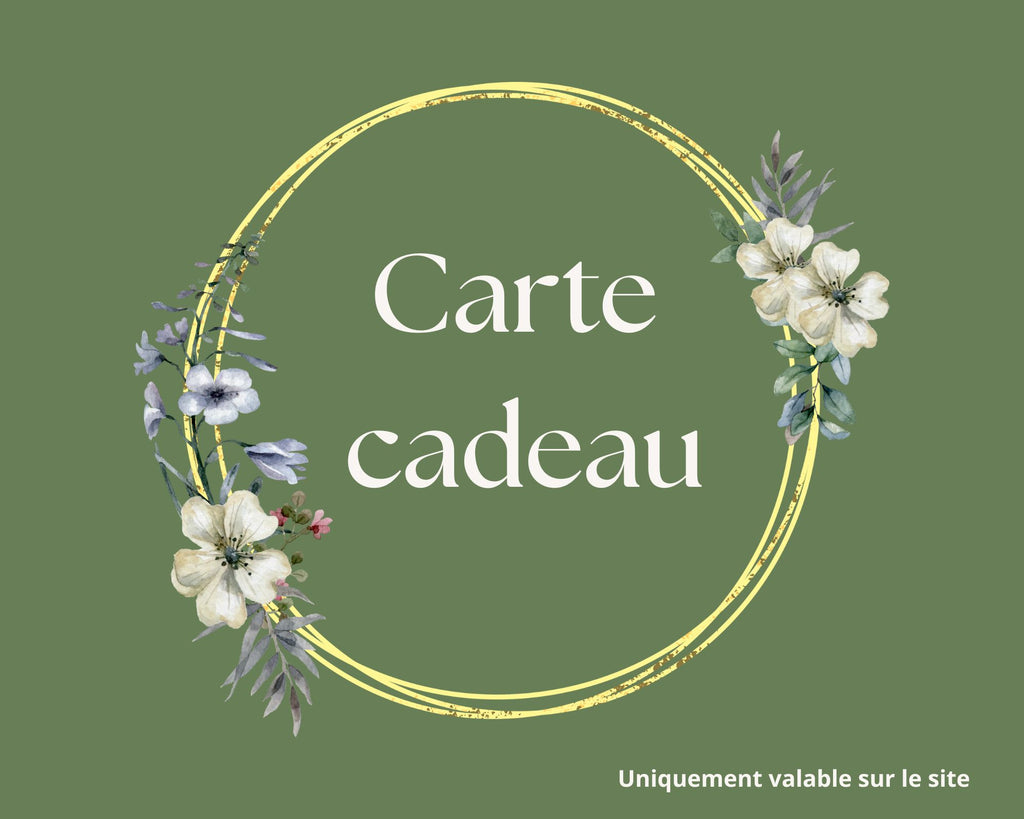 Carte Cadeau Vert Olive