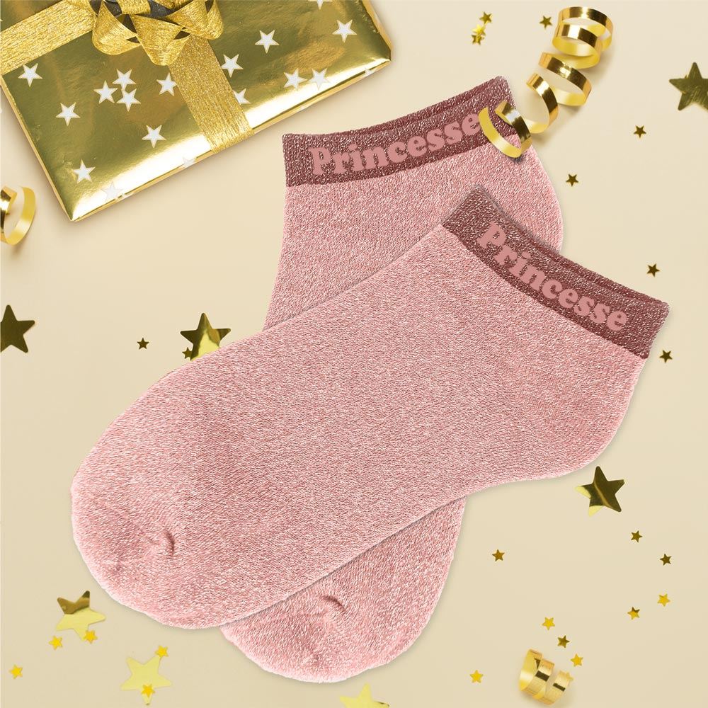 Socquettes Messages – Collection Fun & Pailletée