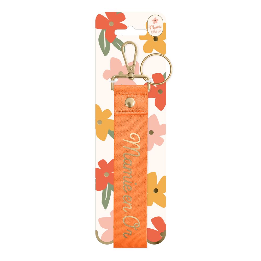 Porte clés "Mamie en Or"