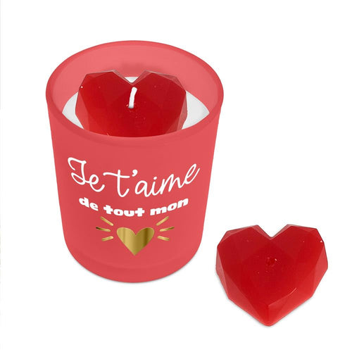 Bougie "Je t'aime"