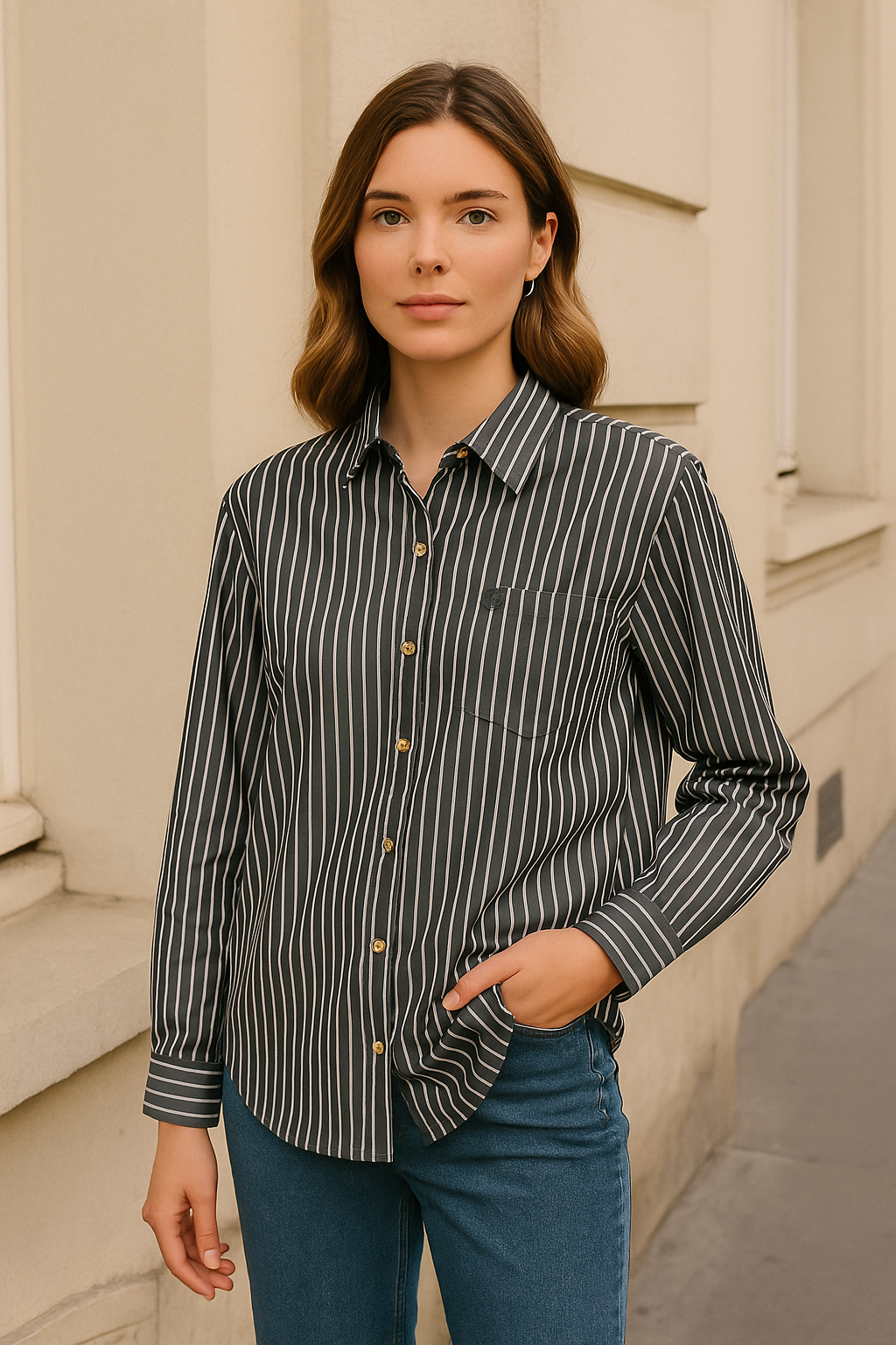 Chemise rayée Alisée