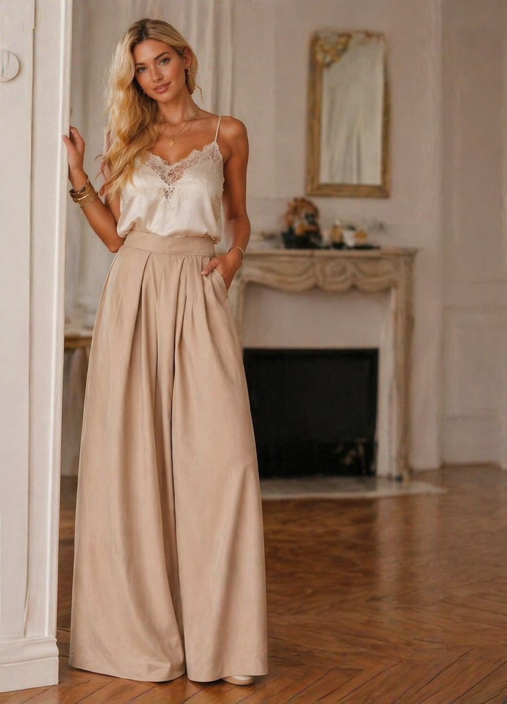 🛍️ Pantalon Palazzo – Chic & Fluide