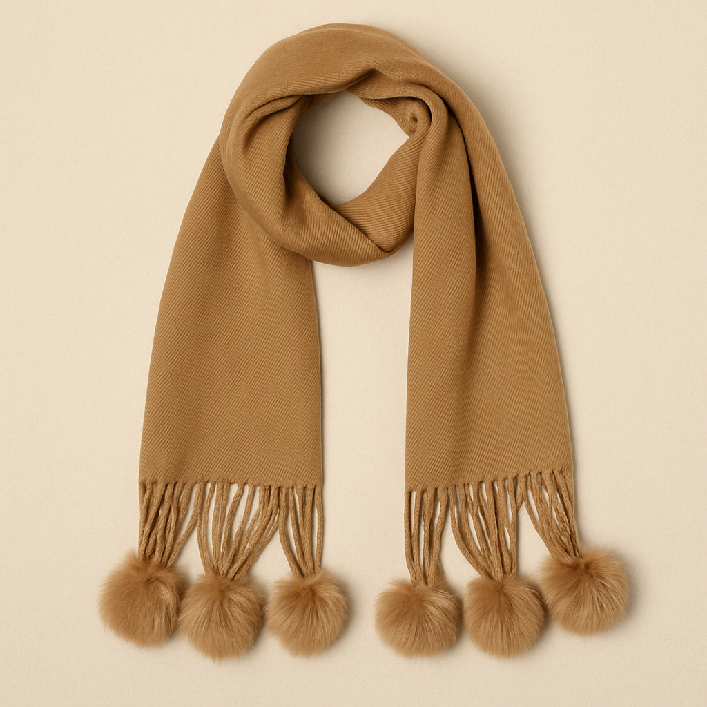Echarpe pompom