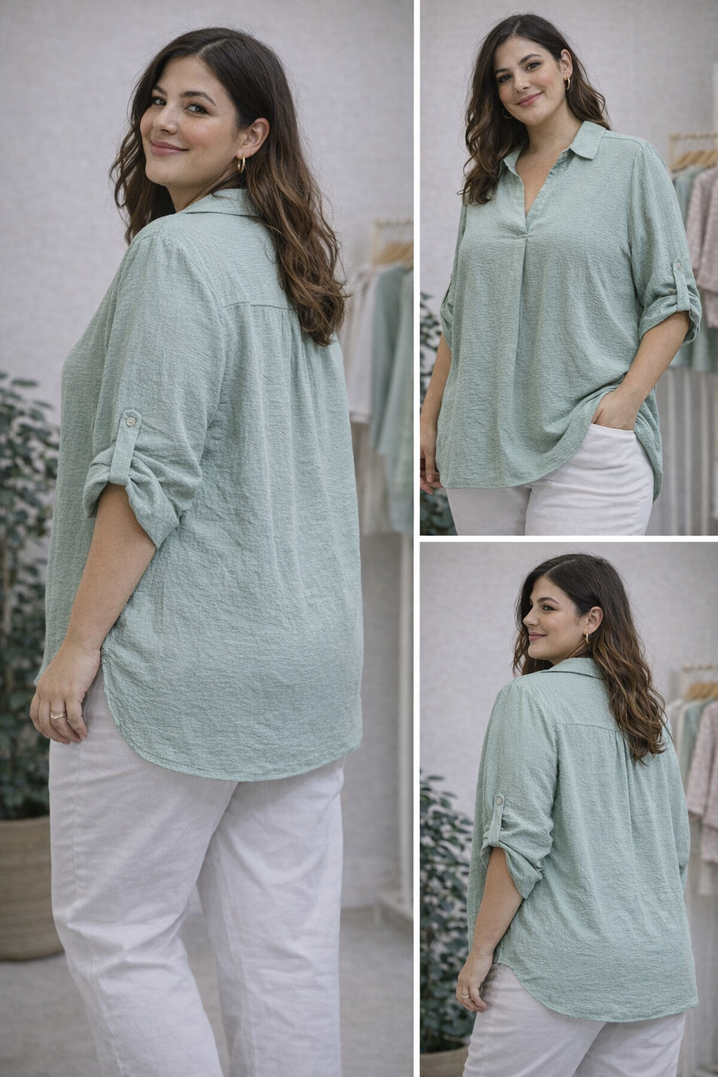 Blouse rayée Vichy