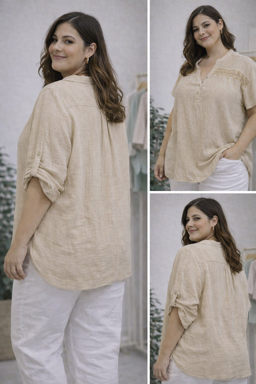 Blouse gaze de coton Bohème