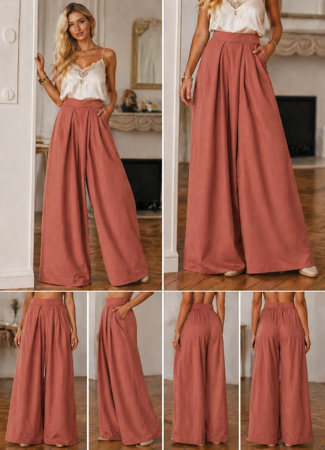 🛍️ Pantalon Palazzo – Chic & Fluide