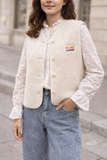 Gilet sans manches moutonné Éloïse