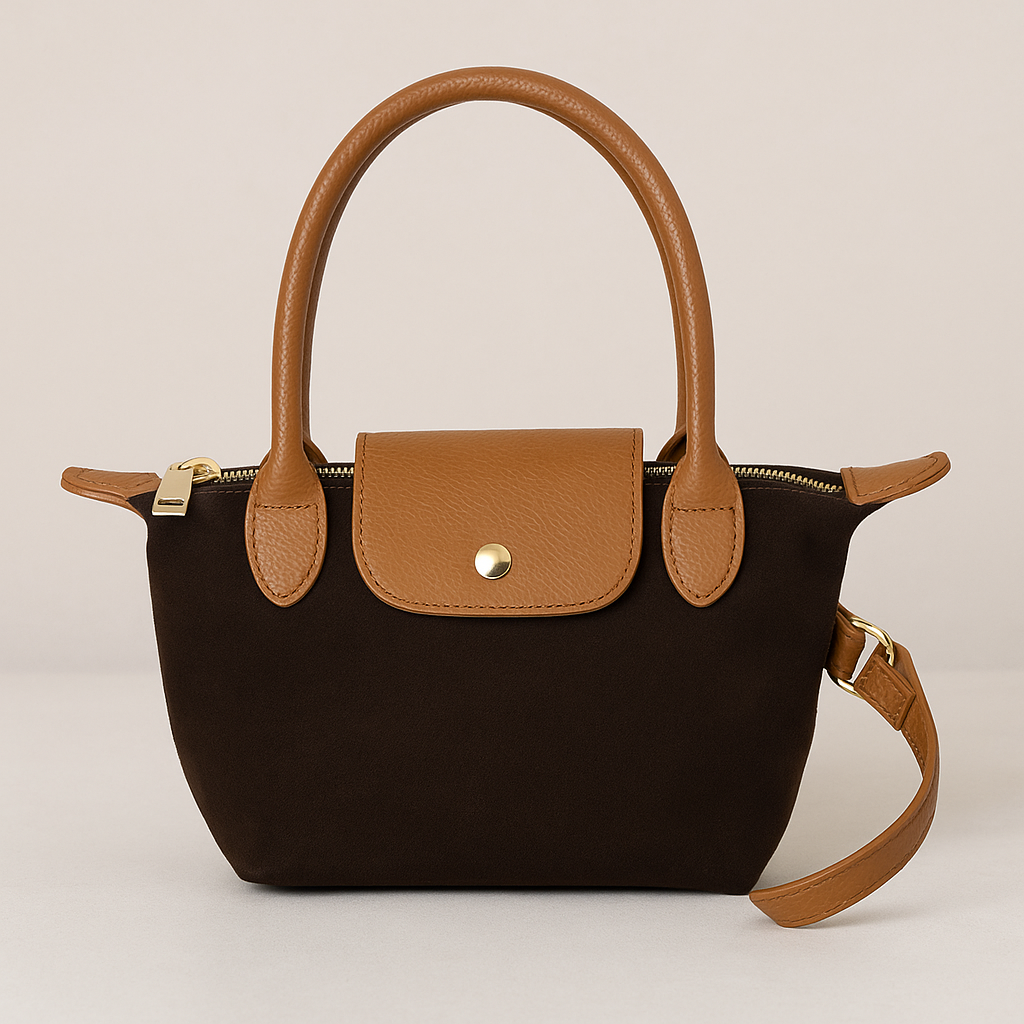 Mini sac cuir – Esprit Longchamp revisité