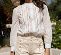 Chemise brodée Louise