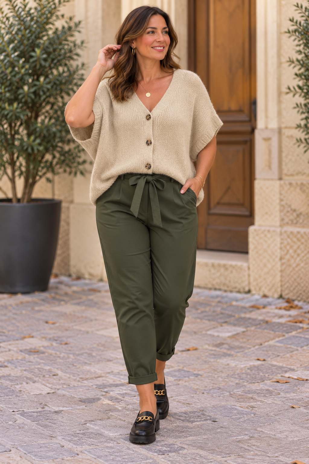 Gilet MILY – Maille douce & coupe ample
