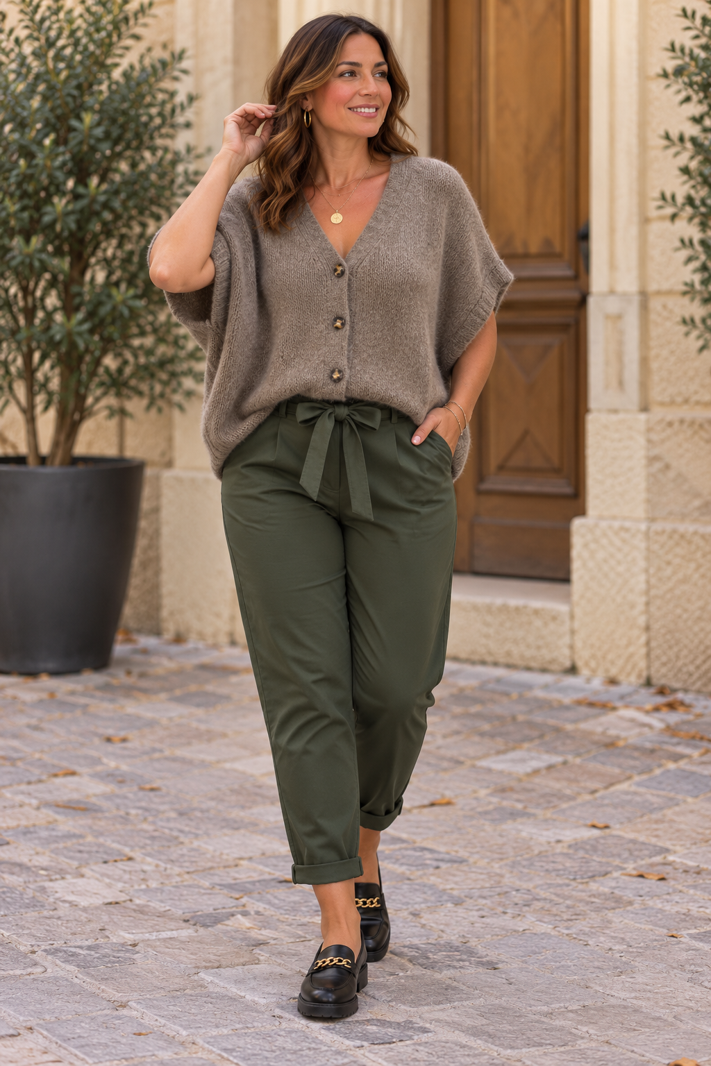 Gilet MILY – Maille douce & coupe ample