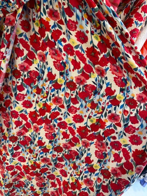 🌸 Robe Longue Fleurie – “Capucine”
