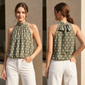 🛍️ Top Olivia – Pois Vert Olive
