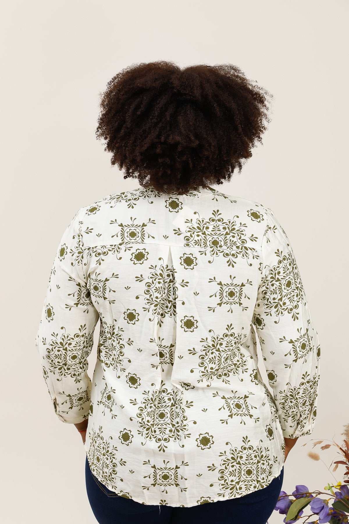 🌿 Blouse Lylia – Grande Taille