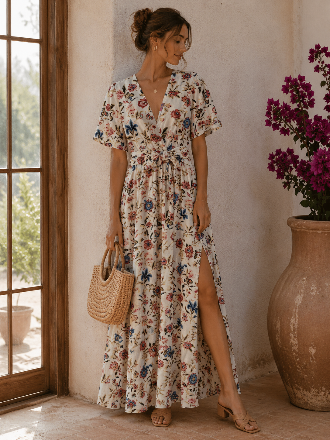 Robe Longue Rosana 🌸