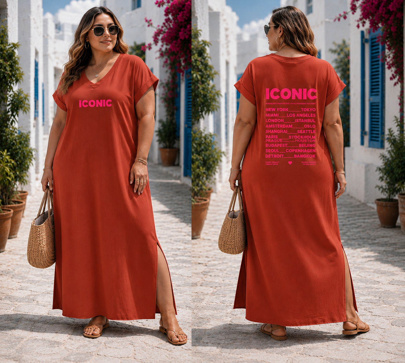 Robe longue Iconic – Grande Taille