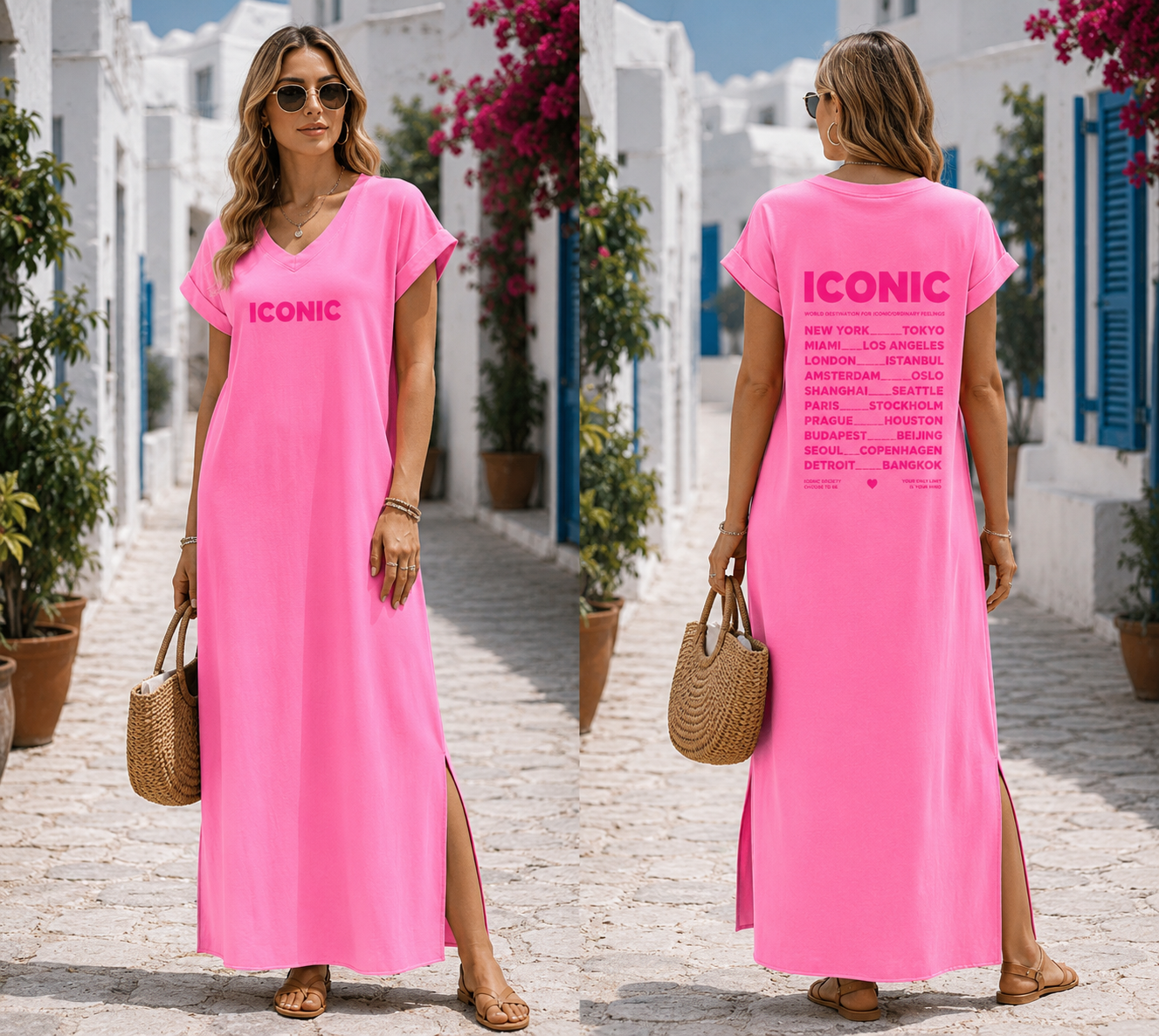 Robe longue Iconic