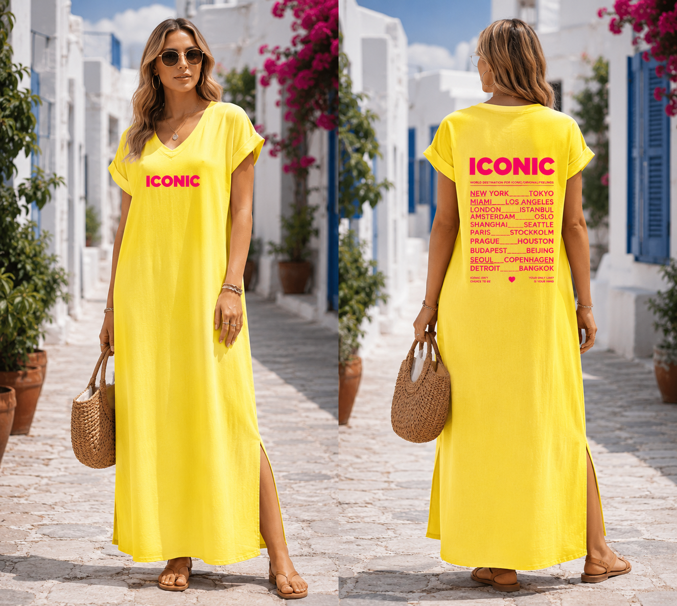 Robe longue Iconic