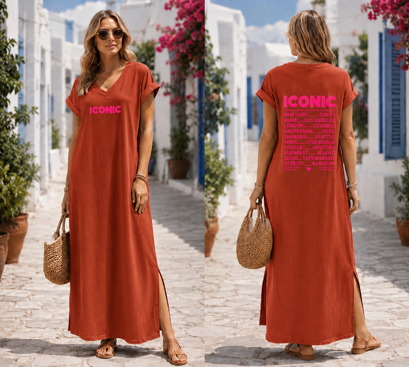 Robe longue Iconic