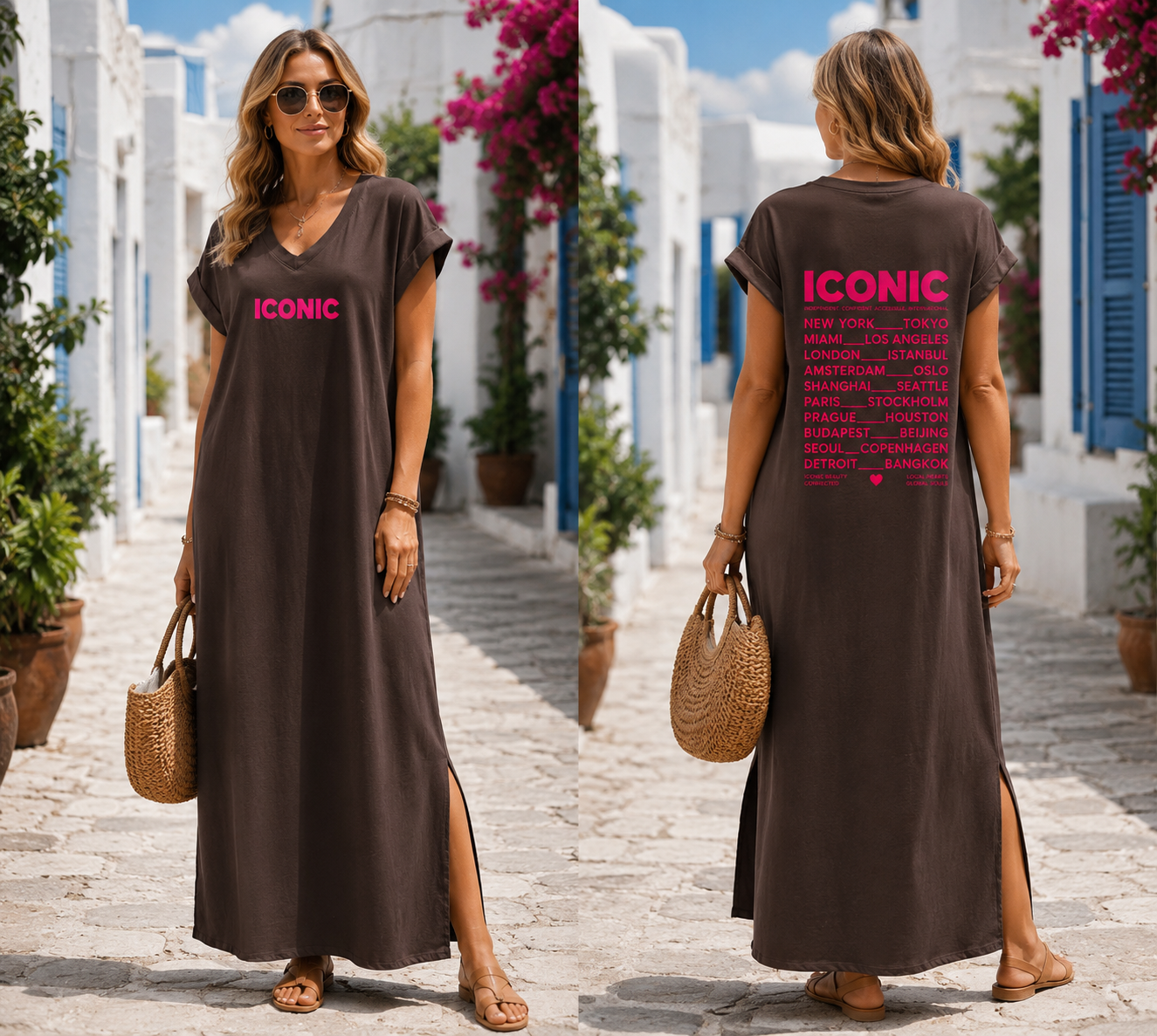 Robe longue Iconic