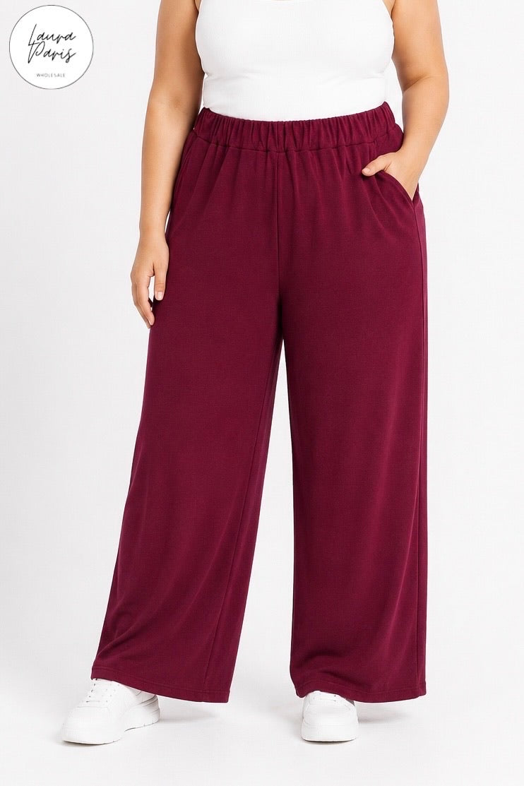 Pantalon fluide grande taille Constance