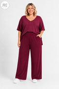 Pantalon fluide grande taille Constance