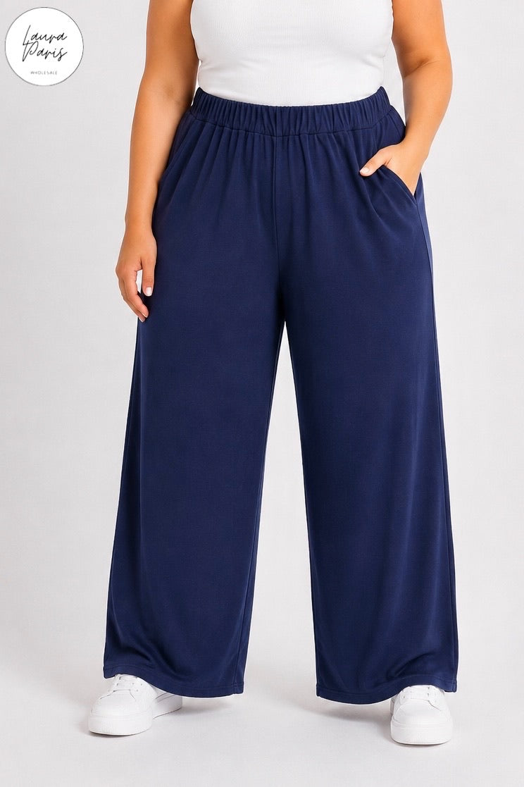 Pantalon fluide grande taille Constance