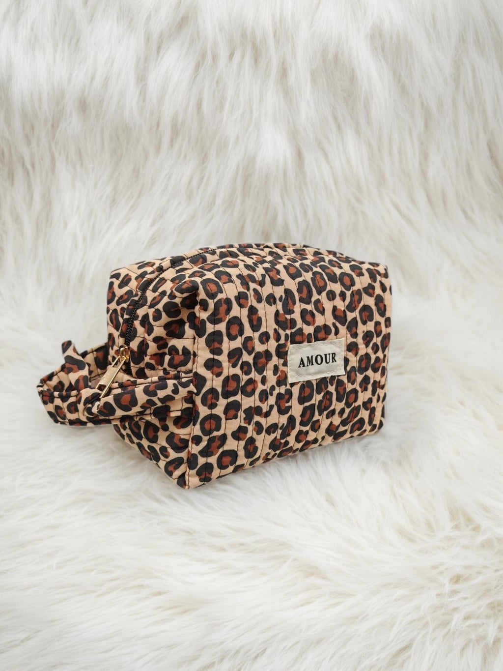 Trousse “Léonie” matelassée zippée