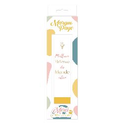 Marque page cadeau maitresse