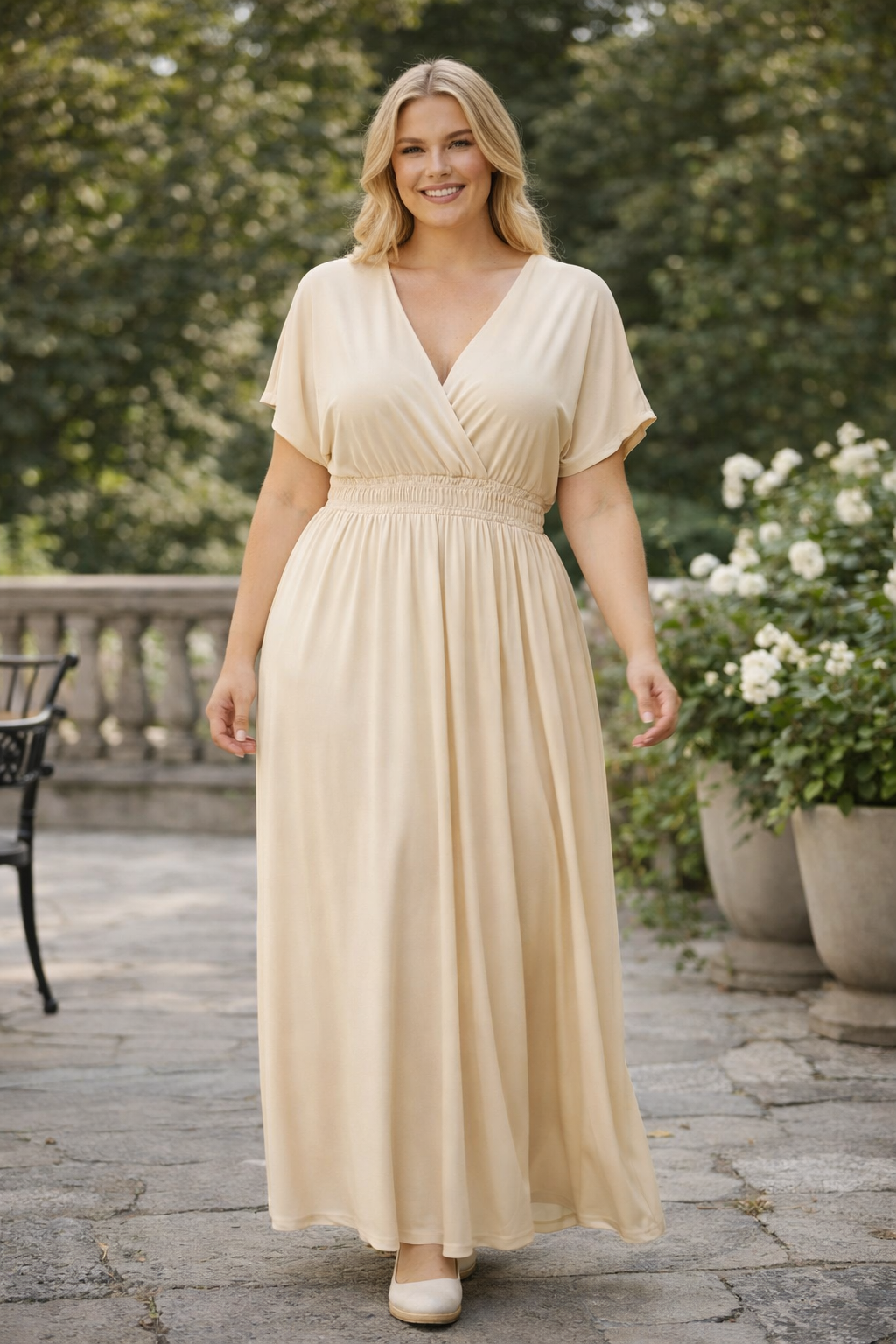 Robe Longue Élégance – Grande Taille