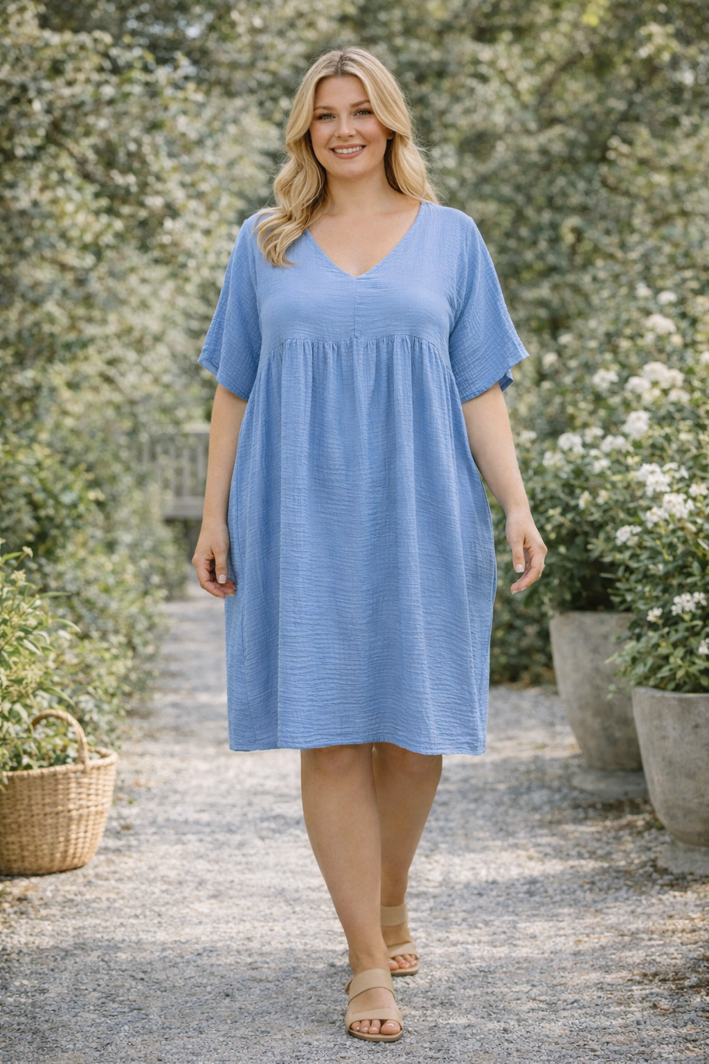 ROBE ONDINE – 100% Coton
