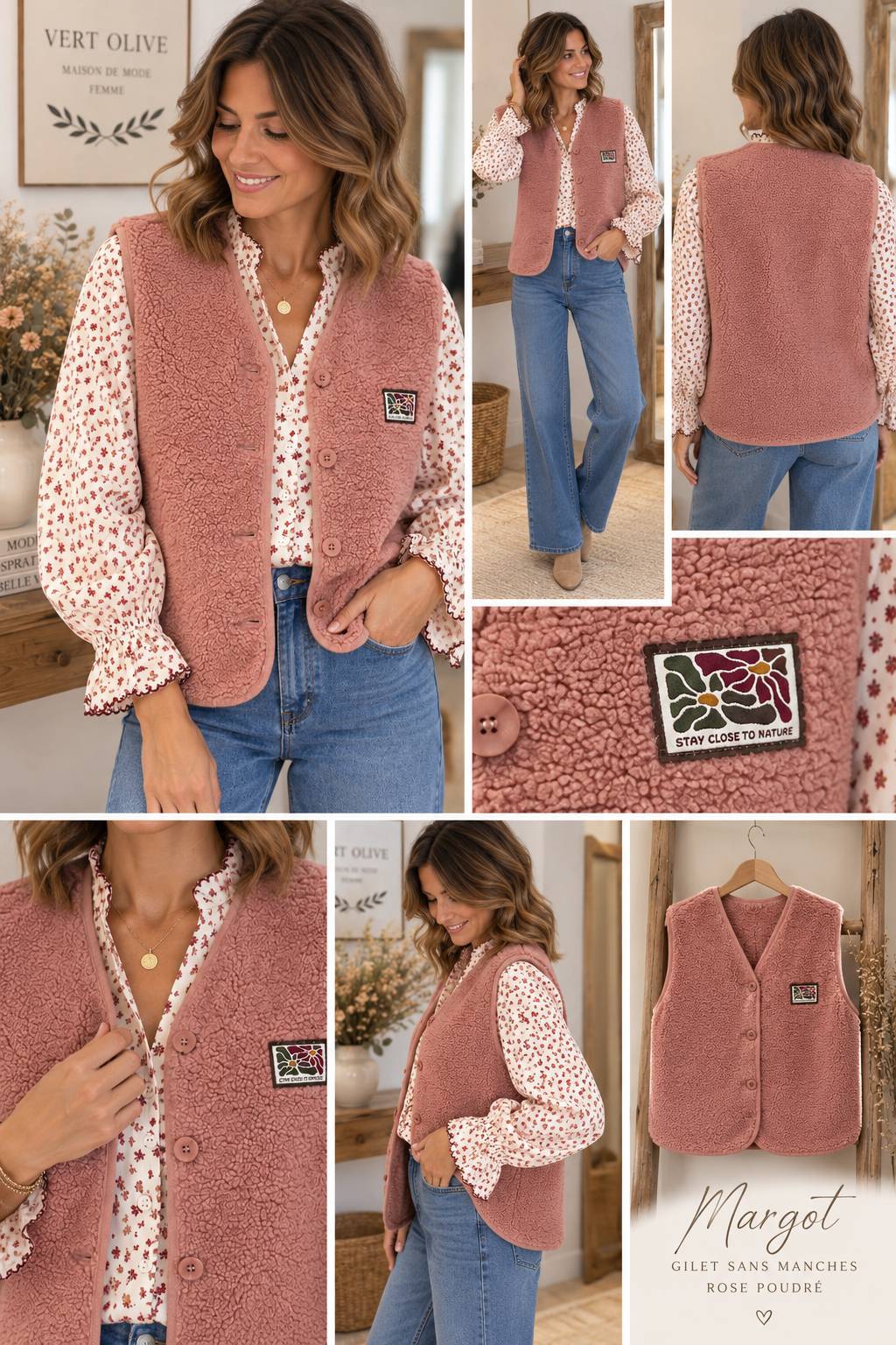 Gilet sans manches Margot