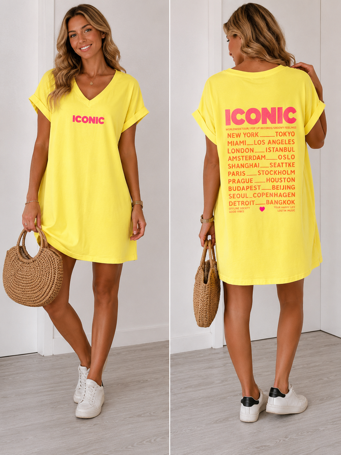 🌿 Robe/Tee-shirt ICONIC